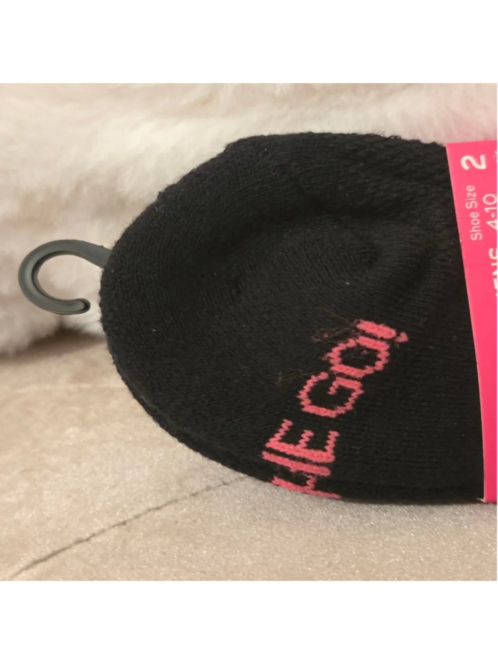 Women's On The Go! Black Low Cut Cushion Cotton Blend Socks